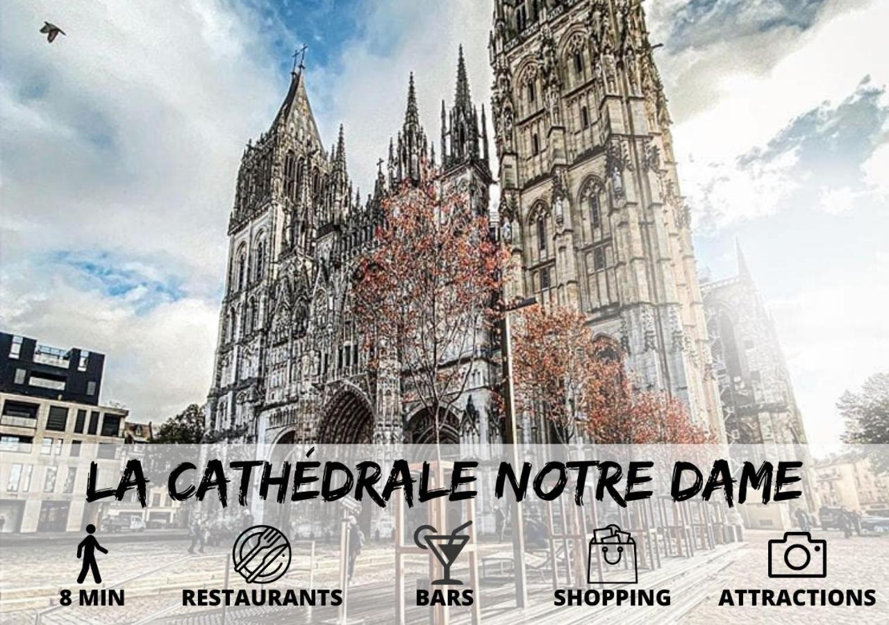 Cosy'Appart - Le Fontenelle Rouen Exterior foto