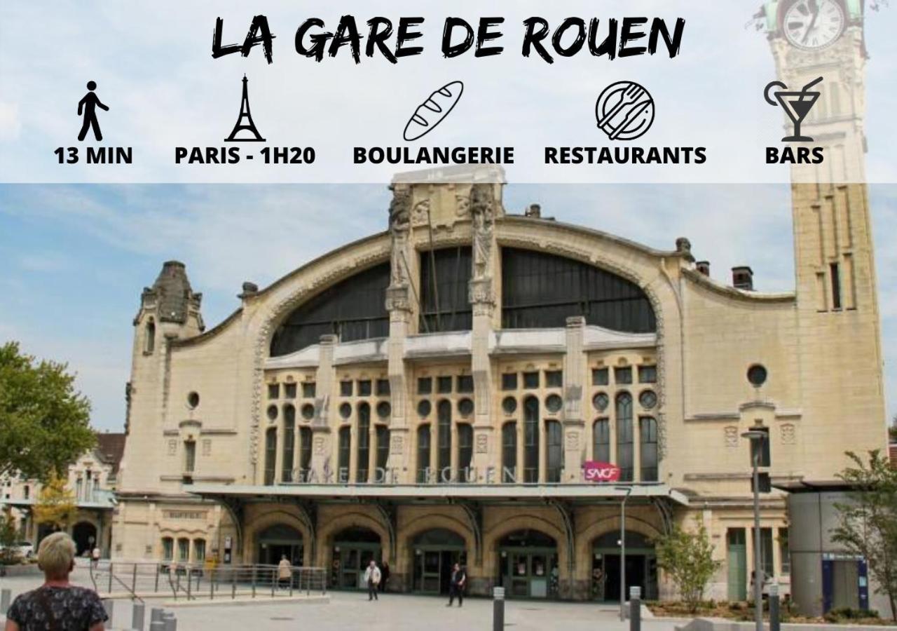 Cosy'Appart - Le Fontenelle Rouen Exterior foto